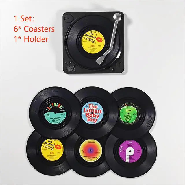 Vinyl Coasters For Drinks