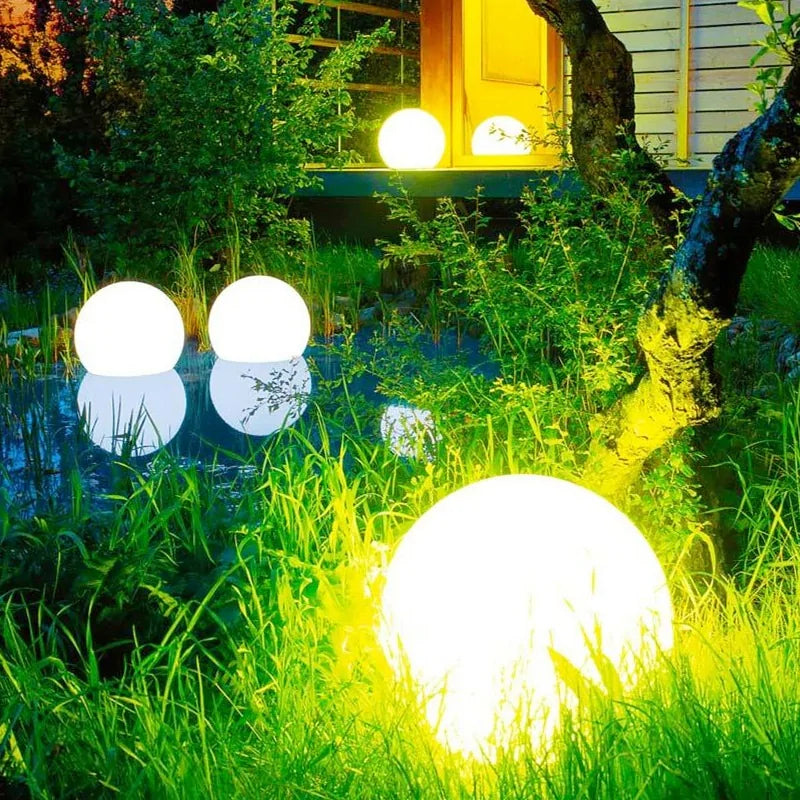 Waterproof Garden Ball Lights For Outdoor