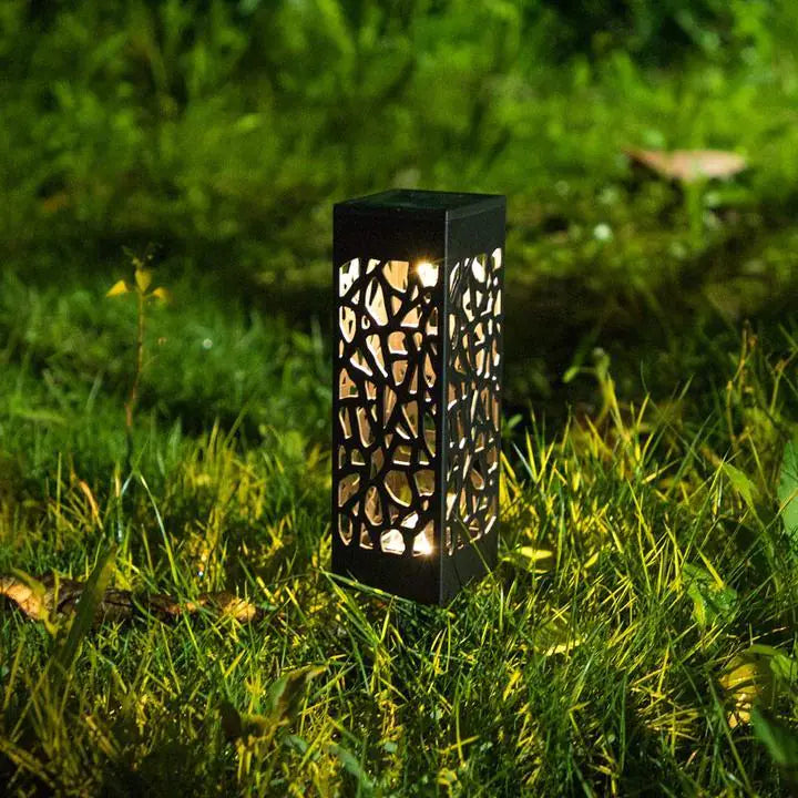 Luz de jardín vintage impermeable con energía solar