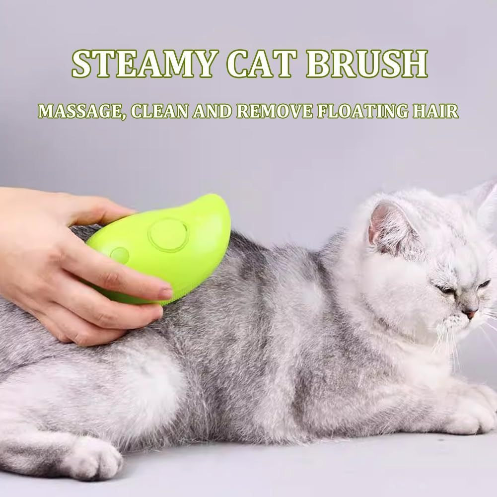 Lo último en cuidado de mascotas: cepillo eléctrico de masaje y spray 3 en 1 para perros y gatos
