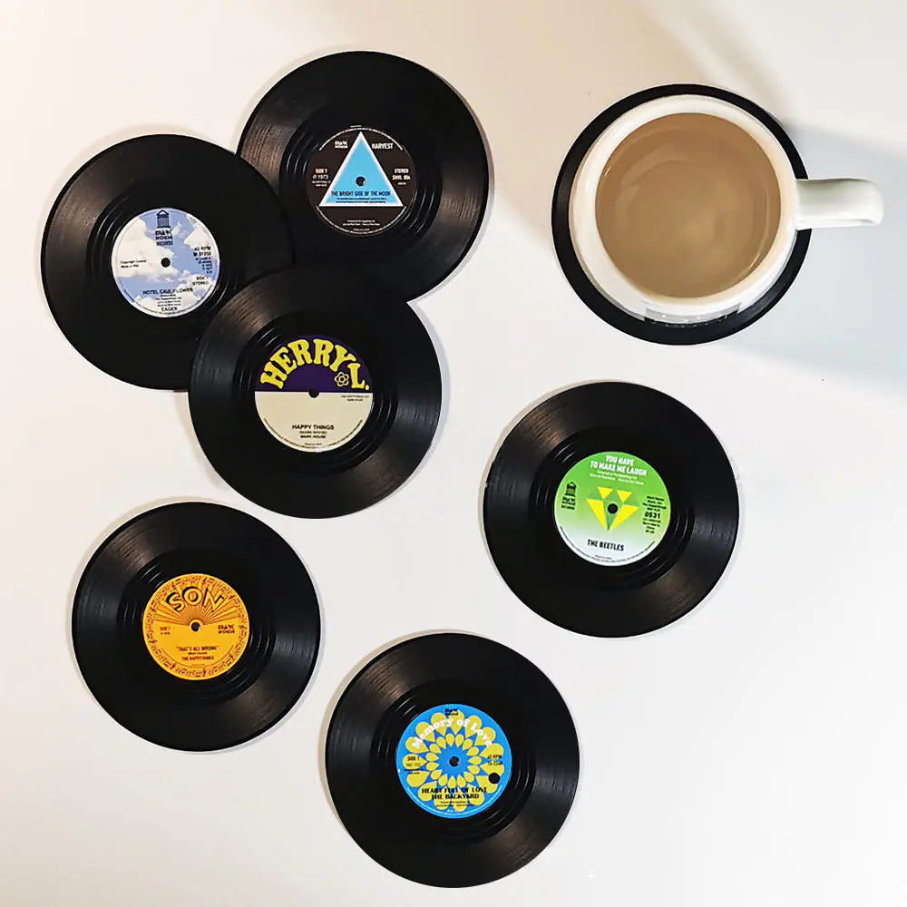 Vinyl Coasters For Drinks