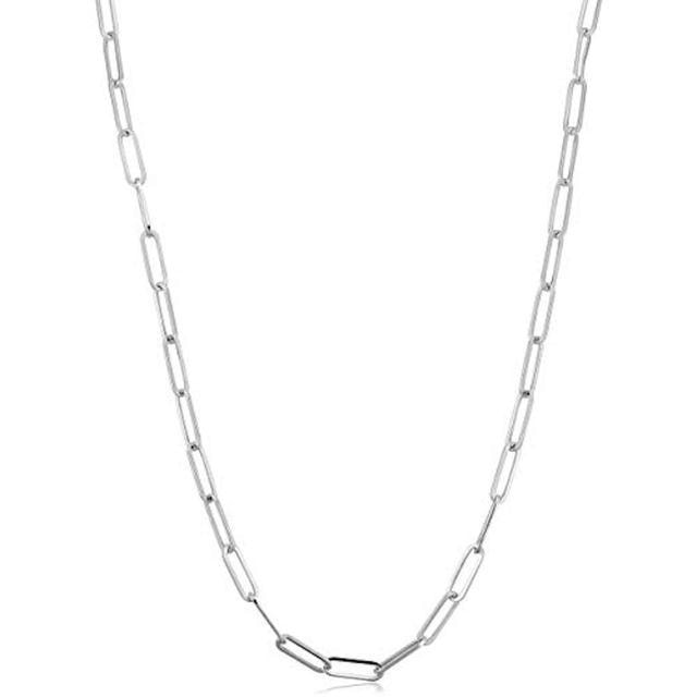 Collar de mujer con cadena de cuerda