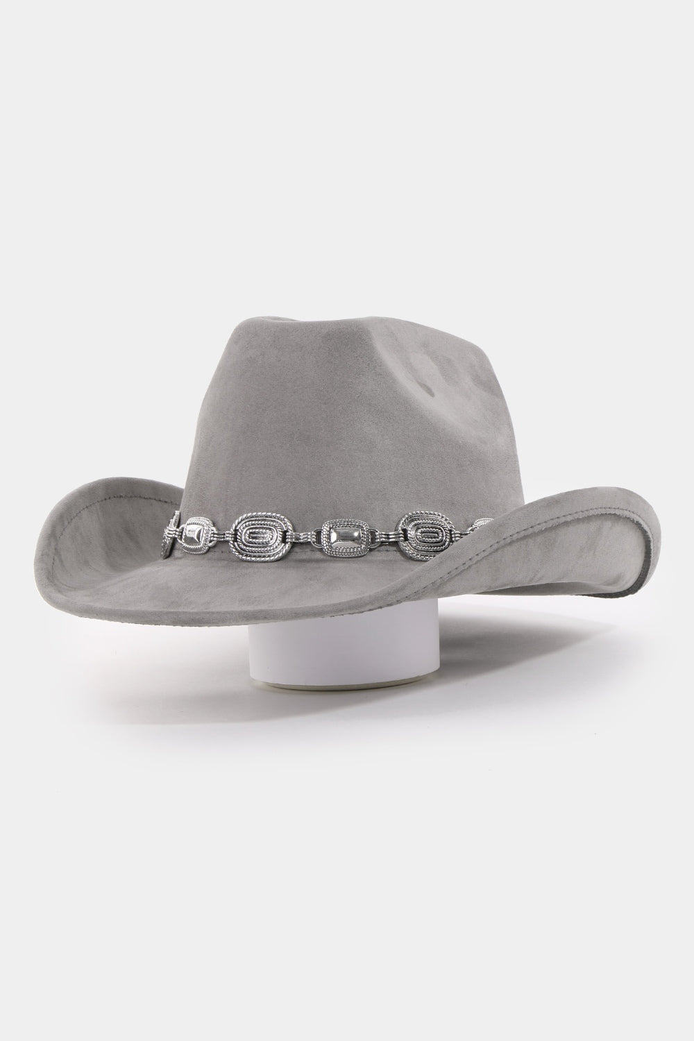 Sombrero vaquero con ribete metálico Fame