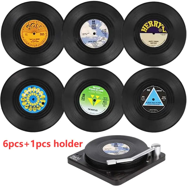 Vinyl Coasters For Drinks