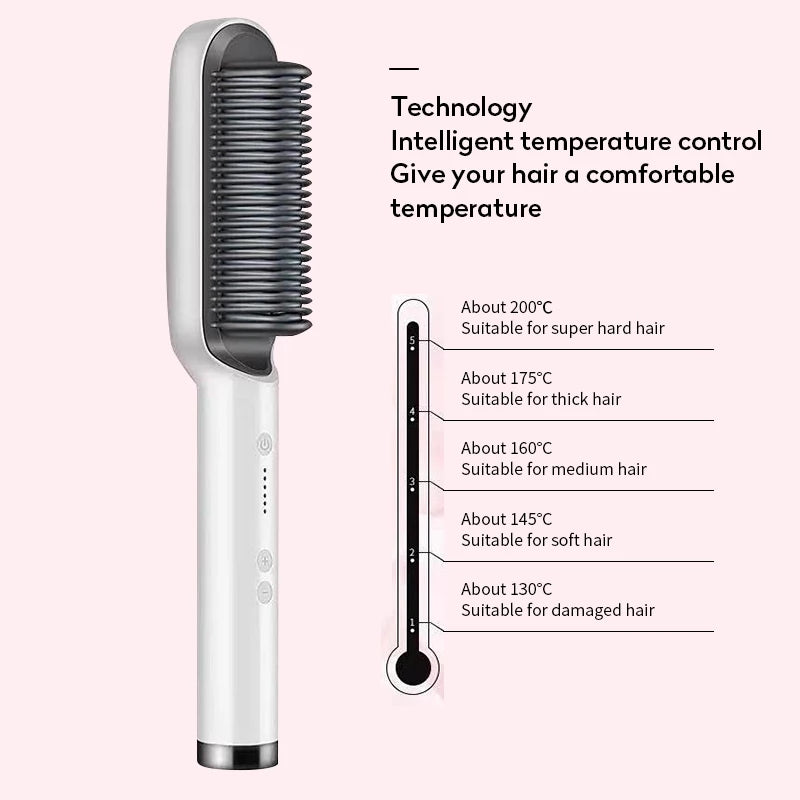 Multi-speed Curling Iron Hairbrush