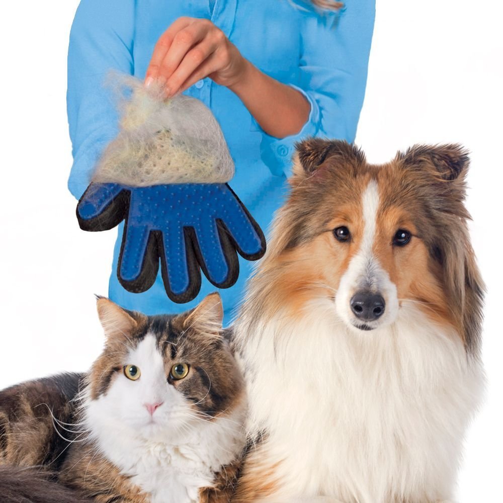 Guante de cepillo para el cuidado de mascotas