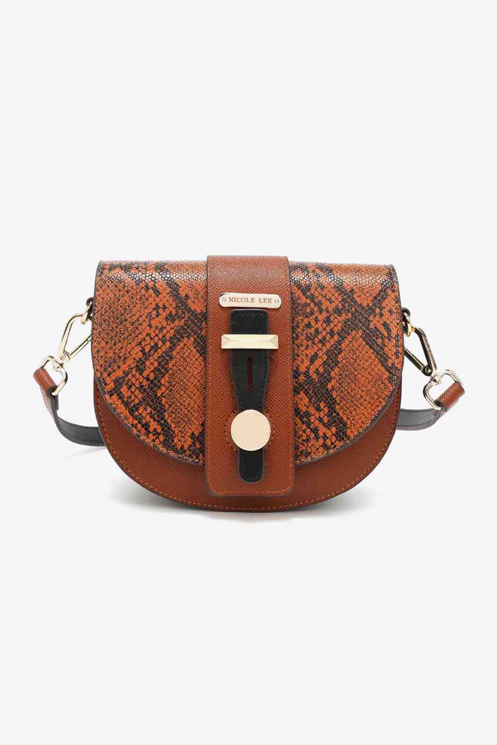 Conjunto de bolsos de 3 piezas Nicole Lee USA Python