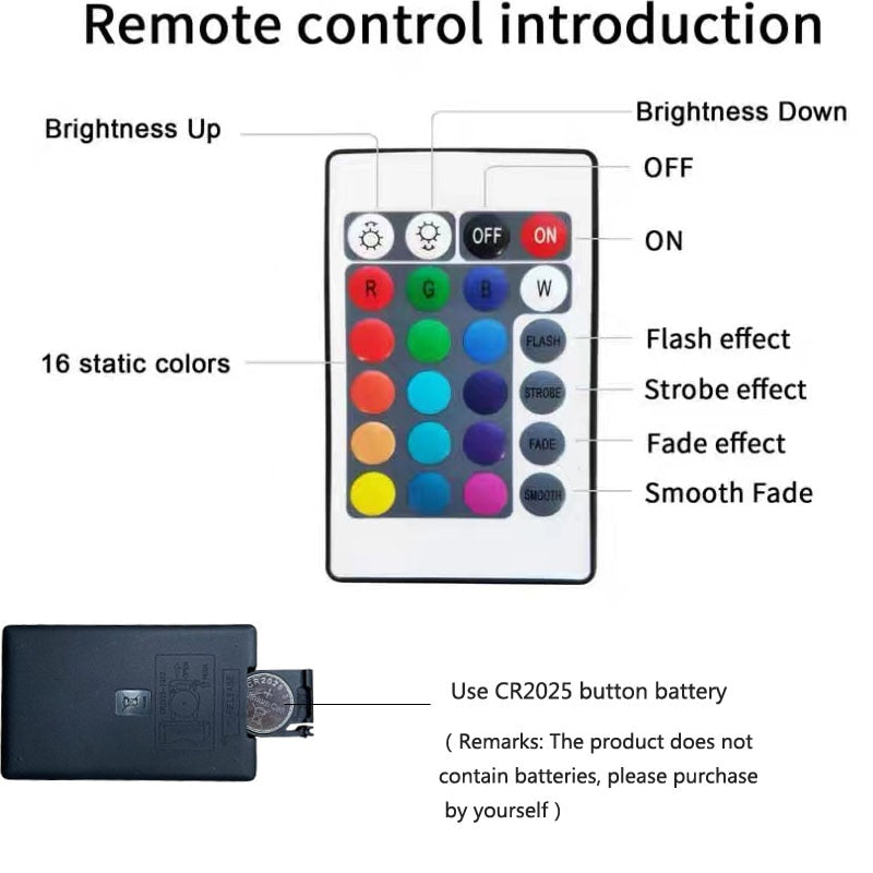 Lámpara de luz de atardecer RGB