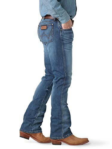 Wrangler Men's Retro Slim Fit Boot Cut Jean, Llano, 36W x 30L