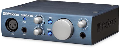 PreSonus AudioBox iOne 2x2 USB/iPad Audio Interface with Studio One Artist and Ableton Live Lite DAW Recording Software