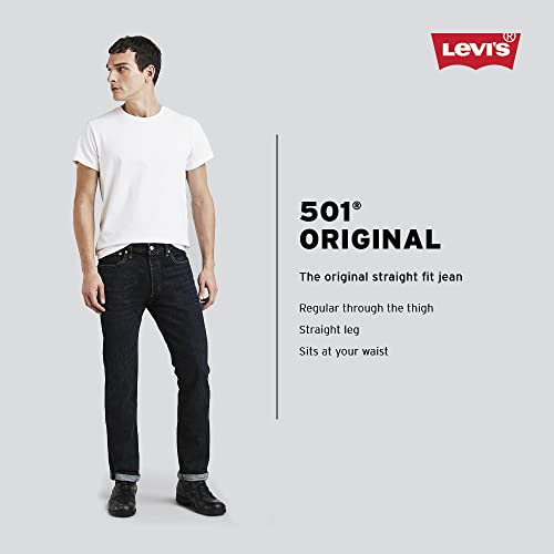 Levi's Men's 501 Original Fit Jeans (Discontinued), Rigid, 33W x 32L