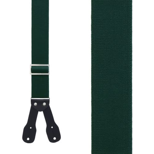 Suspender Store 2-Inch Wide Low-Stretch Logger Suspenders - Industrial Button - 5 Colors & 4 Sizes Includeing Big & Tall