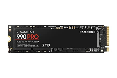 Serie SAMSUNG 990 PRO - 2TB PCIe Gen4. X4 NVMe 2.0c - SSD interno M.2 (MZ-V9P2T0B/AM)