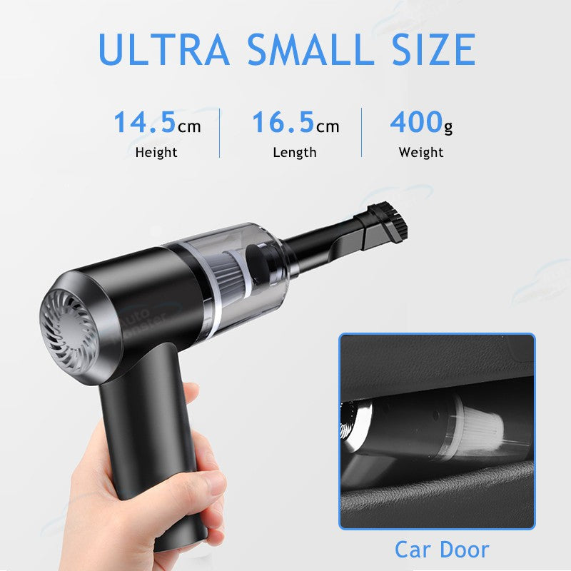 Mini Gun Car Vacuum Cleaner