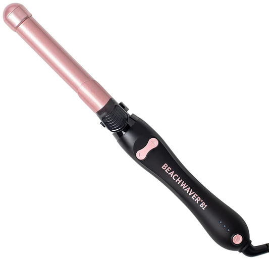 Rizador giratorio Beachwaver B1 en rosa medianoche | Barril de 1 pulgada para todo tipo de cabello | Rizador automático | Varita rizadora fácil de usar | Rizos y ondas duraderos con calidad de salón | Doble voltaje