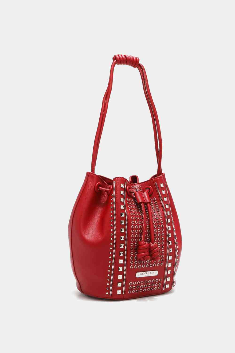 Nicole Lee USA Bolso bombonera Amy con tachuelas