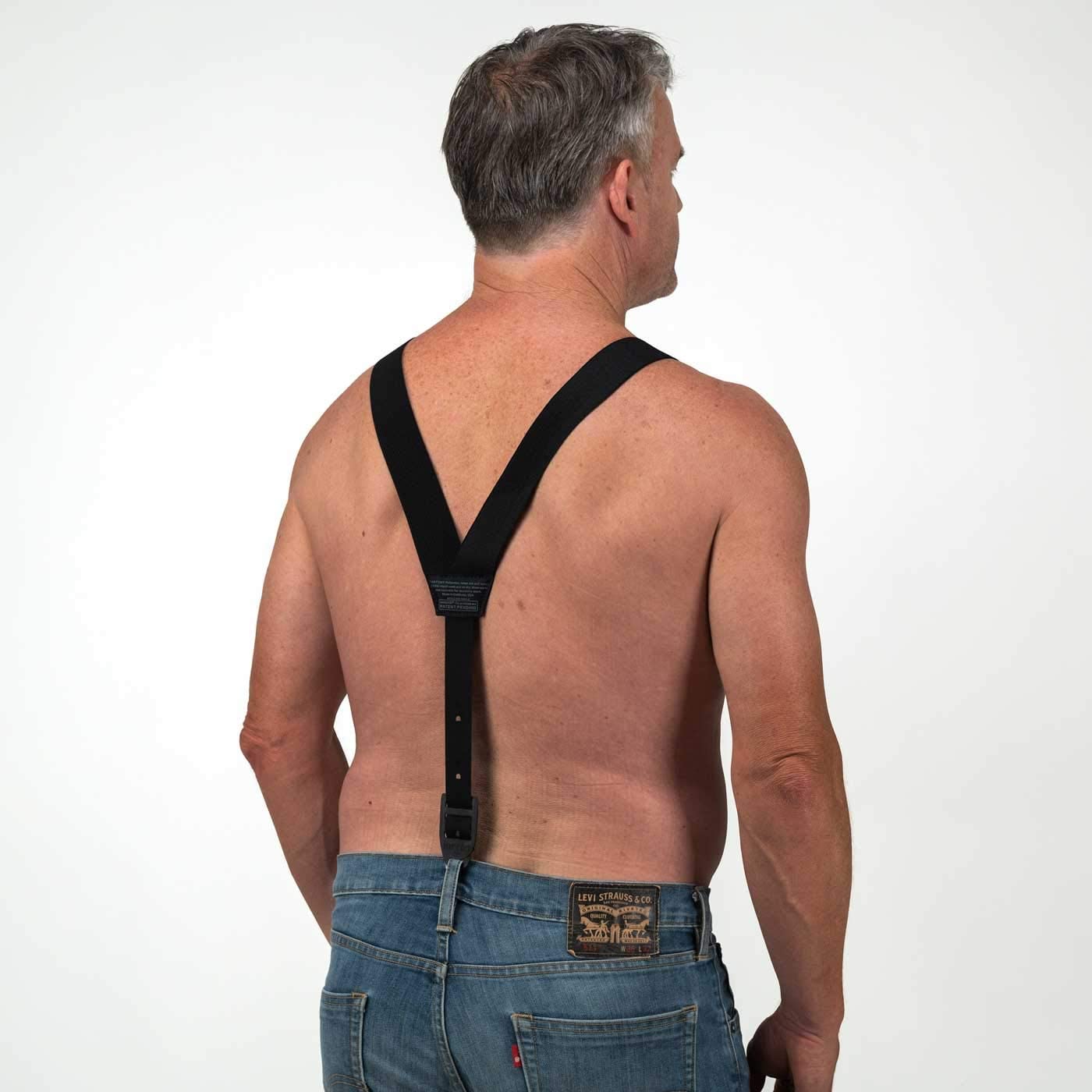 HIKERS - Original Hidden Suspenders for Men Under Clothes - Button Fly