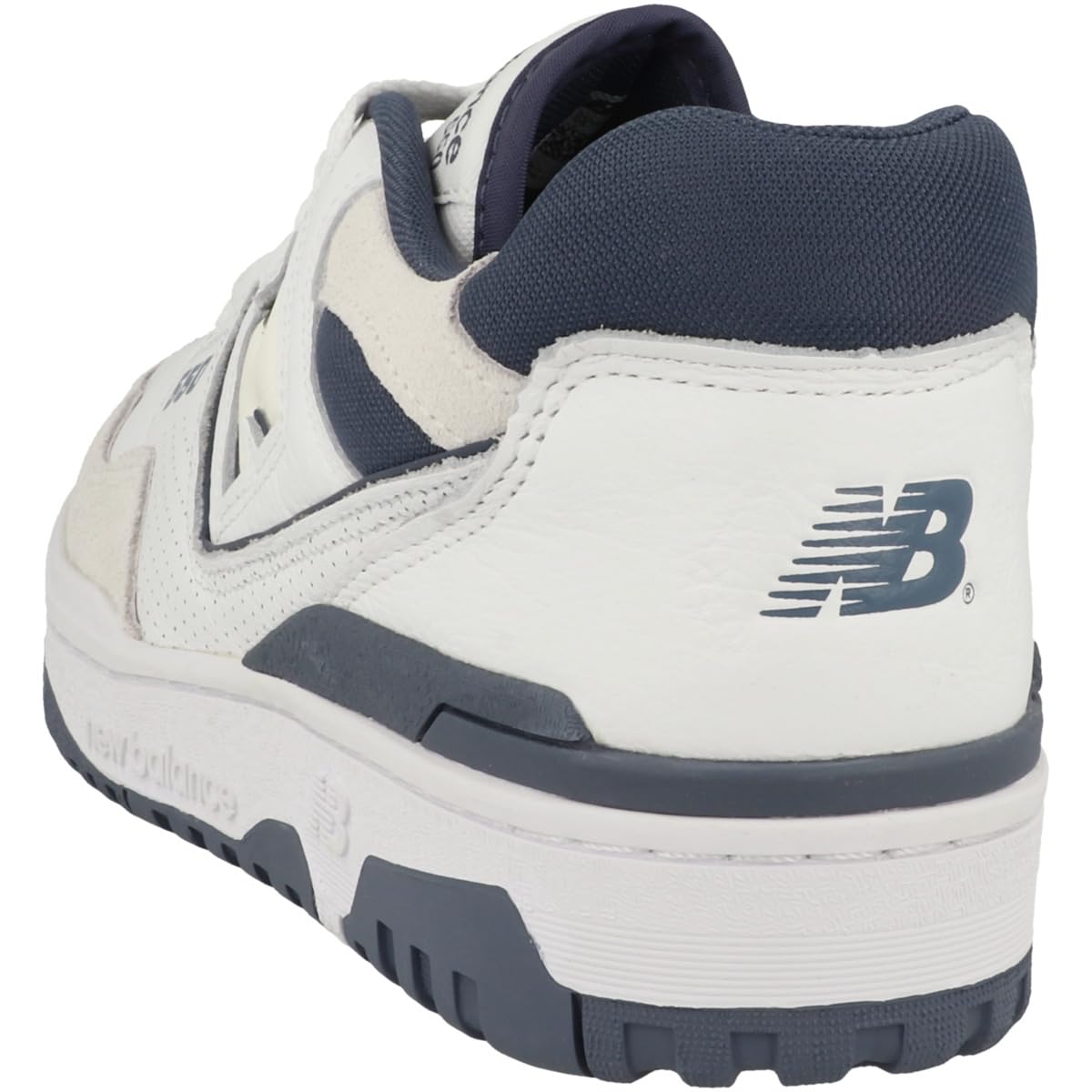 New Balance BB550 Zapatillas para hombre, blanco/azul, 10 mediano EE. UU.