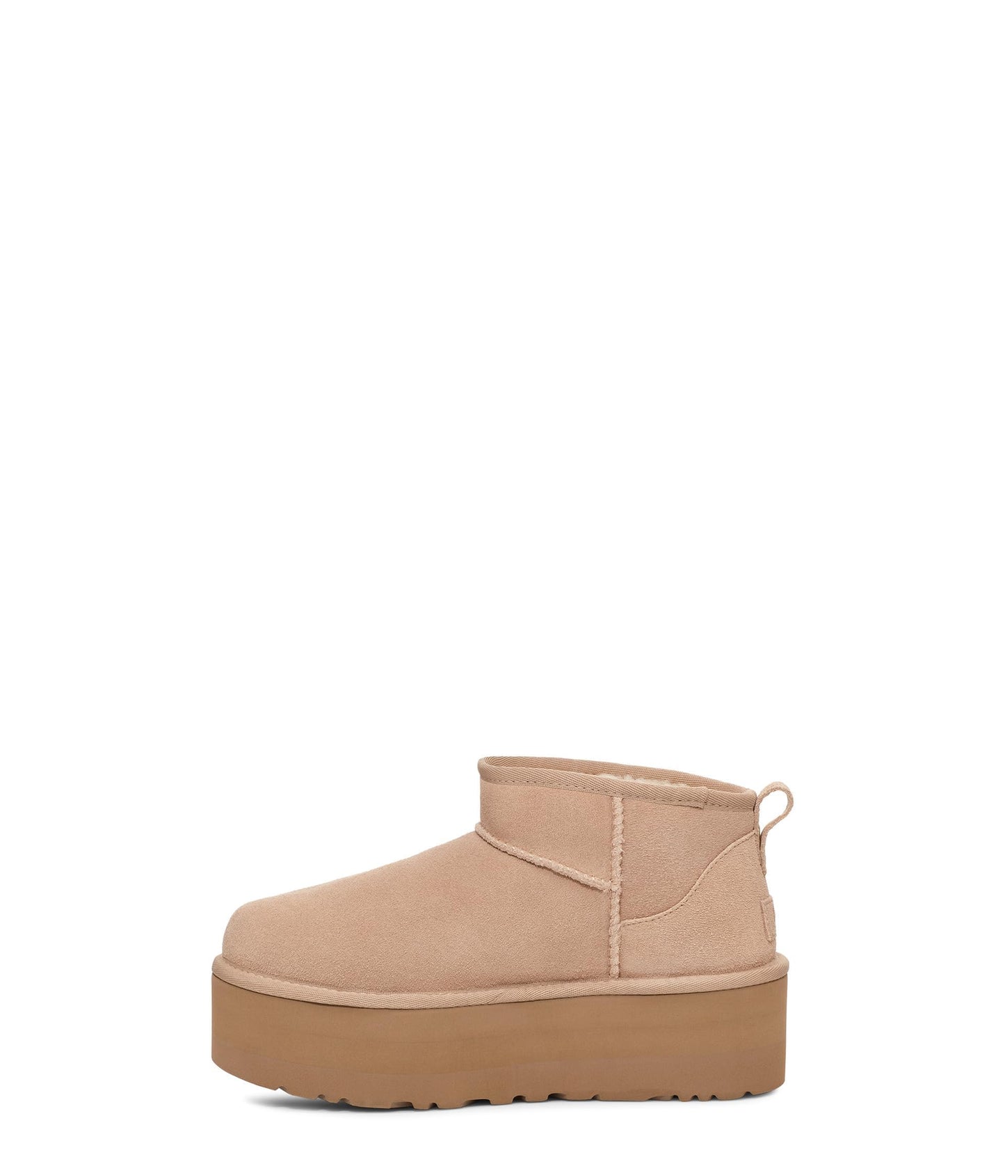 UGG Women's Classic Ultra Mini Platform Fashion Boot, Sand, 6