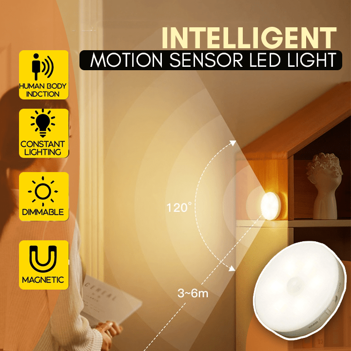 Luz LED con sensor de movimiento