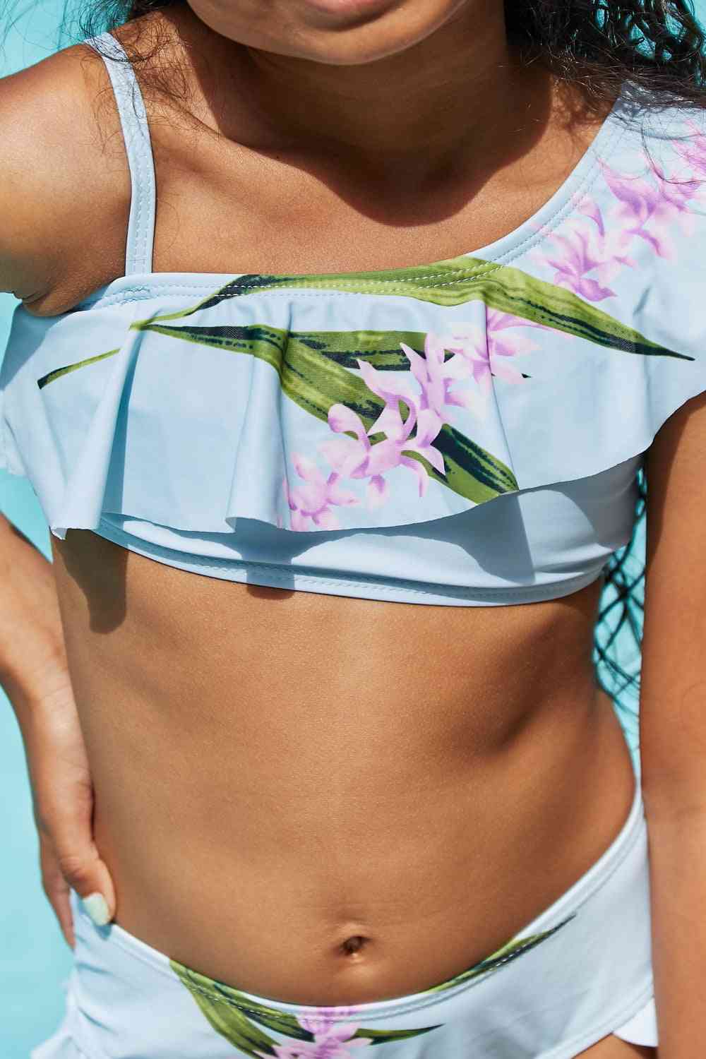 Conjunto de baño de dos piezas Marina West Swim Vacay Mode en azul pastel