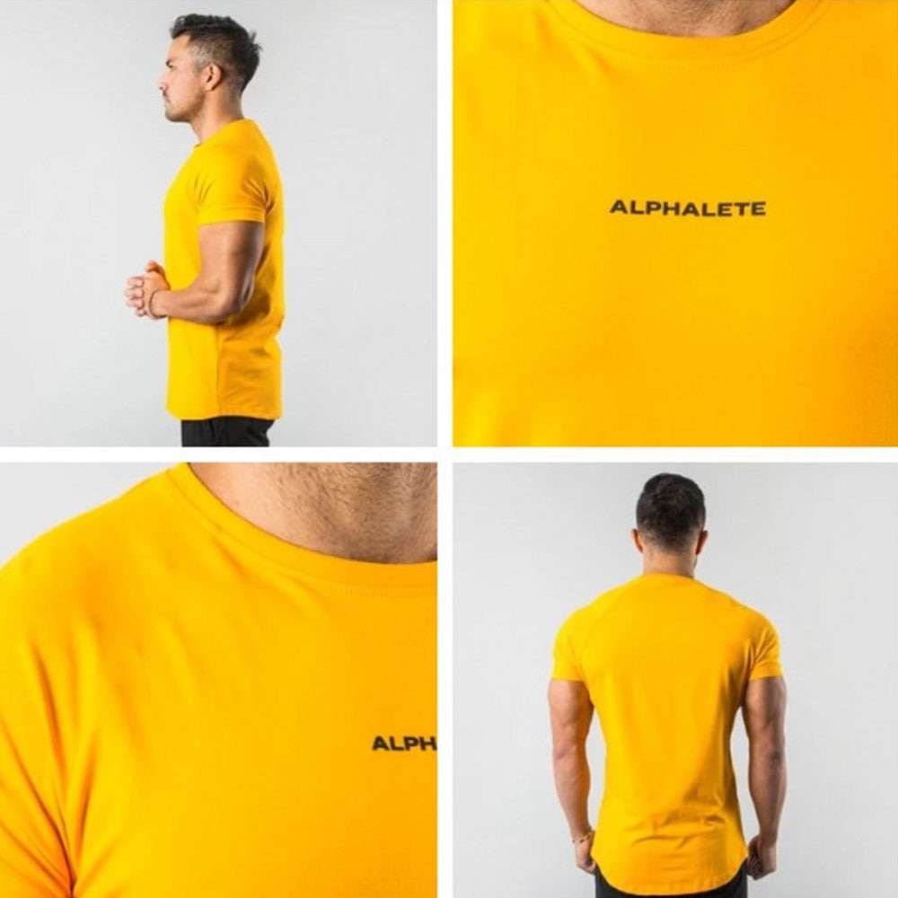 Camiseta ajustada de gimnasio para hombres