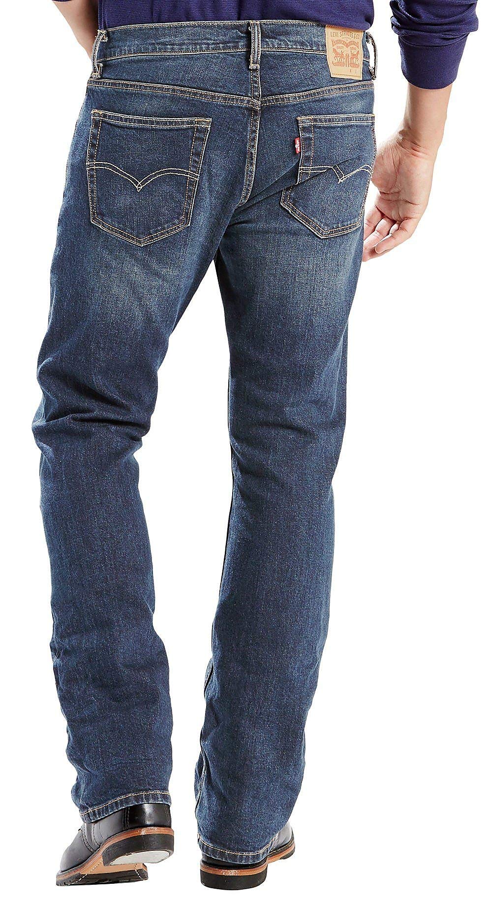 Levi's 527 Slim Bootcut Jeans para hombre, Wave Allusions-Stretch, 34W x 32L