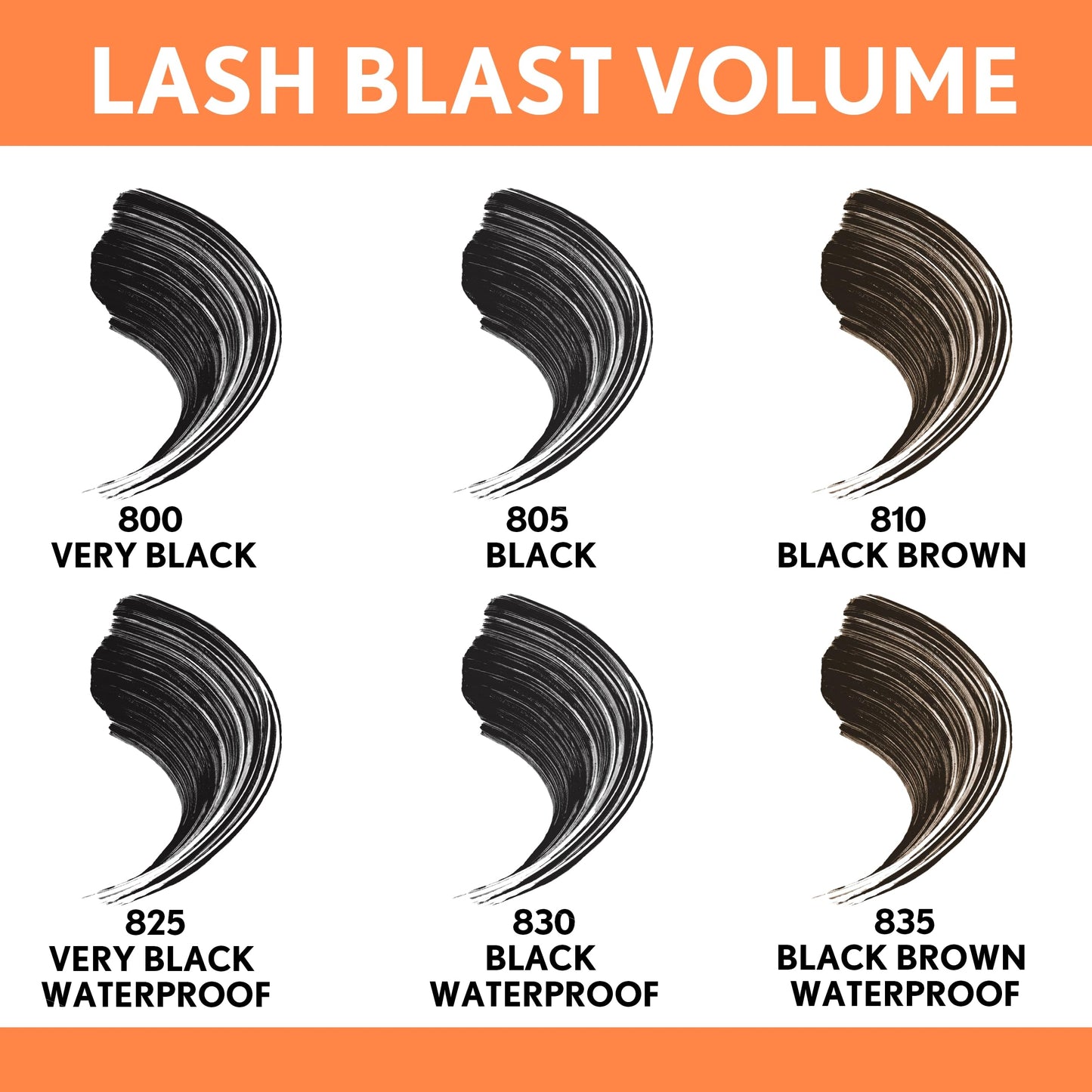COVERGIRL Lash Blast Volume Mascara, marrón, 0.44 onzas líquidas
