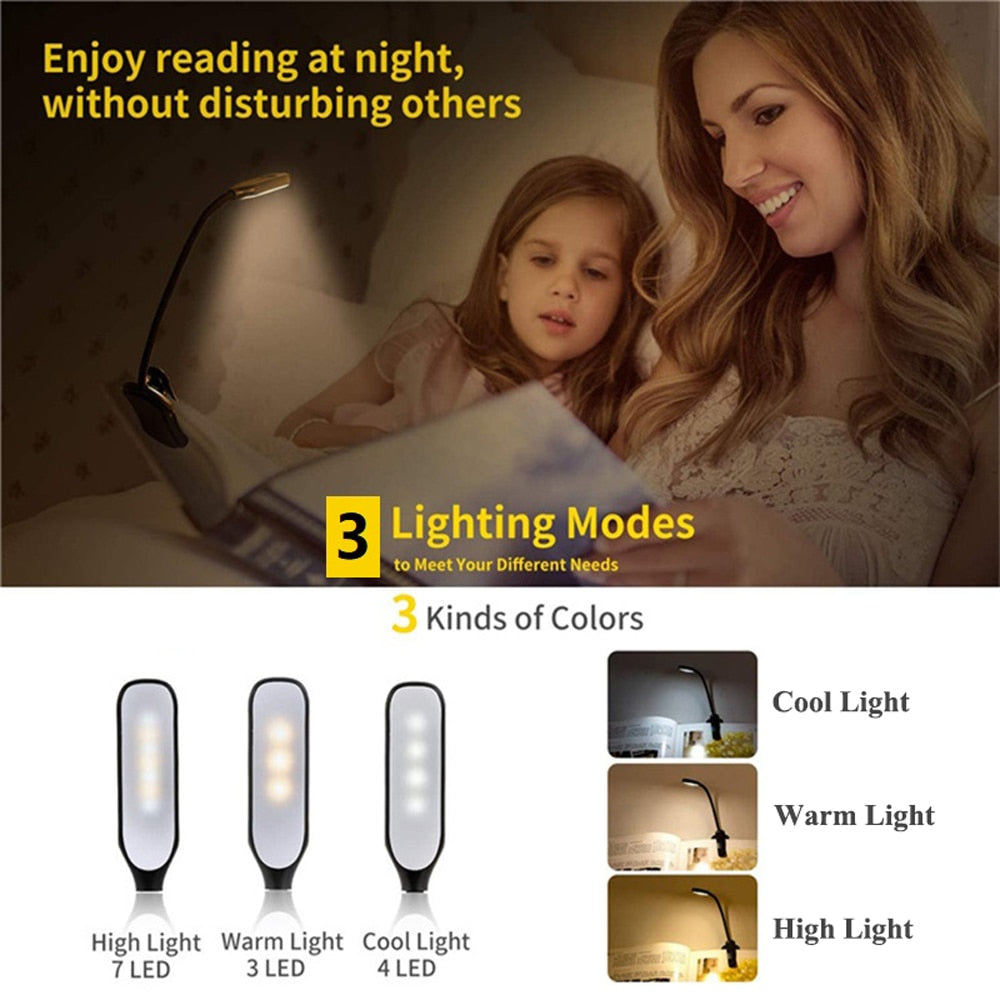 Luz de lectura mini 7 LED