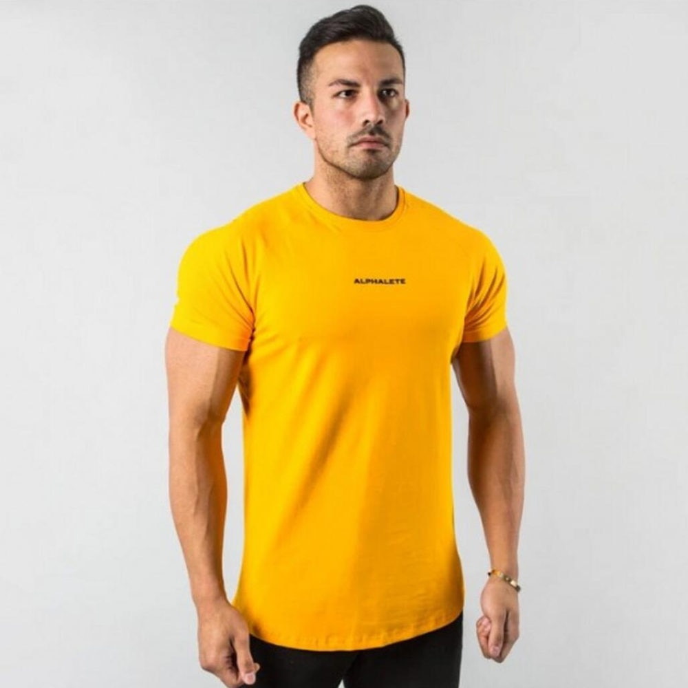 Camiseta ajustada de gimnasio para hombres