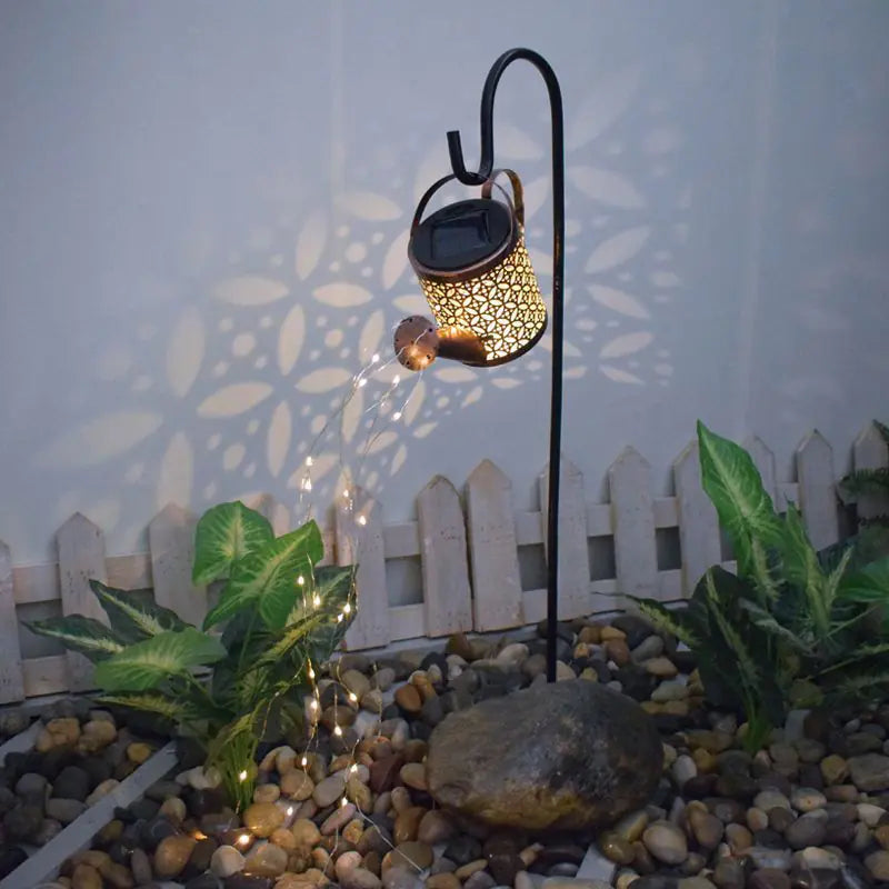 Lámparas solares de jardín con luz LED
