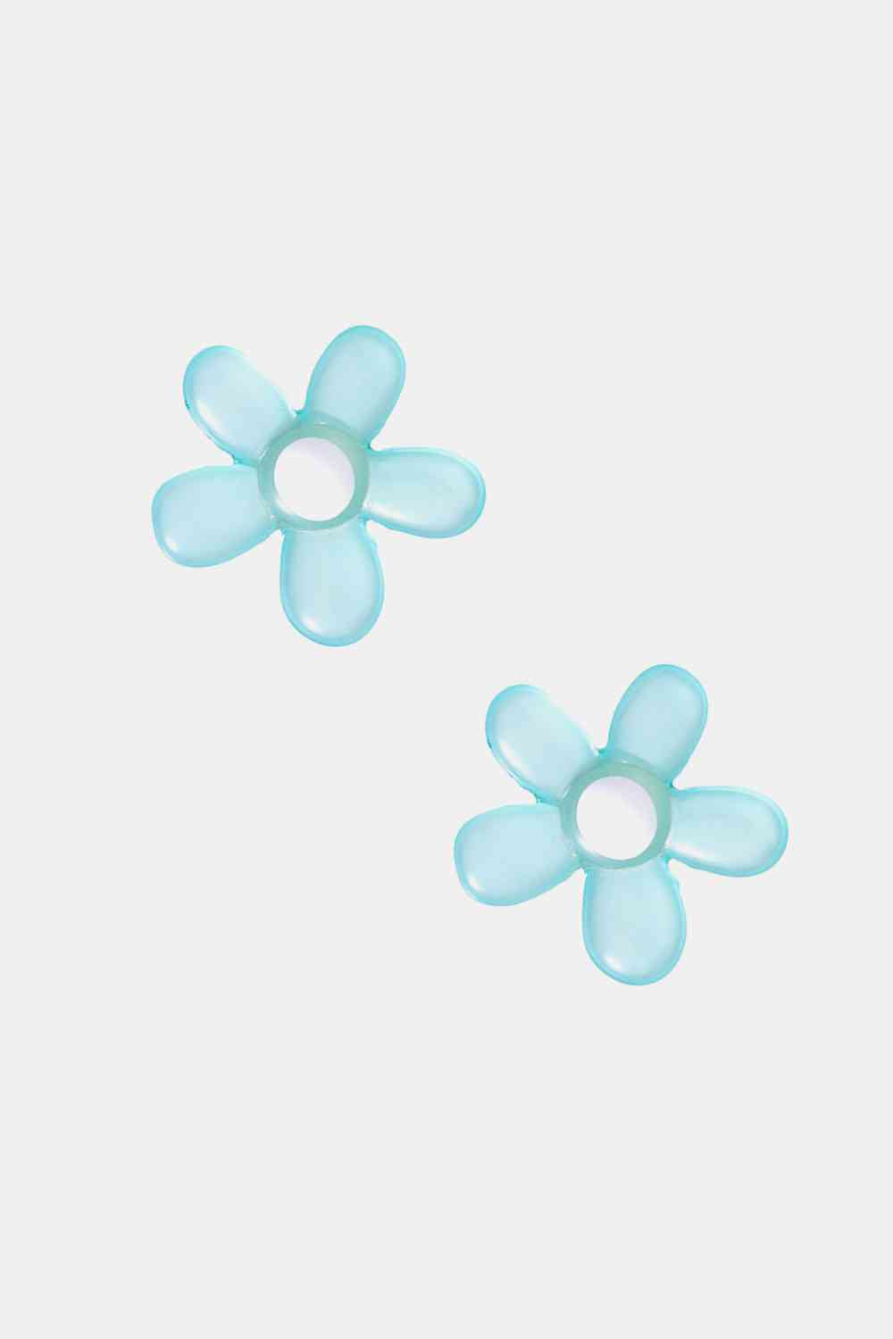 Flower Shape Resin Earrings