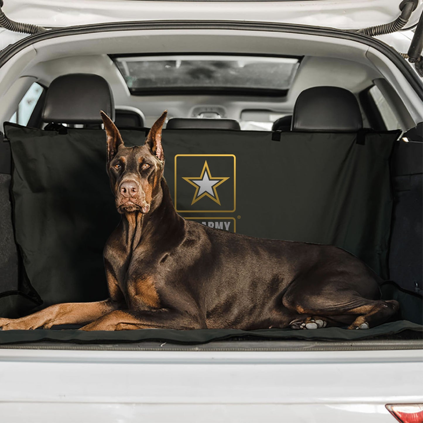Cubierta para mascotas de carga para automóvil o SUV del ejército de EE. UU. - Camuflaje oscuro