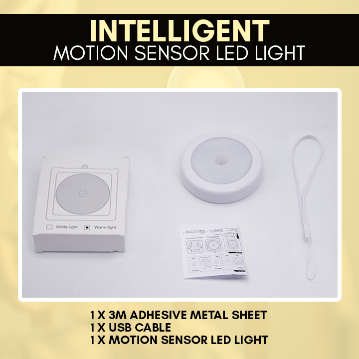 Luz LED con sensor de movimiento