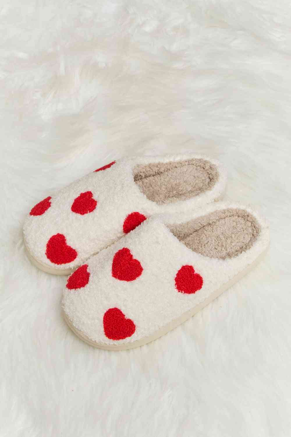 Pantuflas tipo chanclas de felpa con estampado Melody