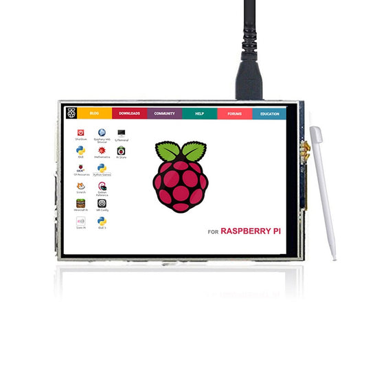 Pantalla de 3,5 pulgadas para pantalla táctil Raspberry Pi 3