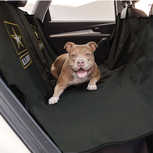 Funda para hamaca para mascotas con asiento de automóvil del Ejército de EE. UU. - Camuflaje oscuro