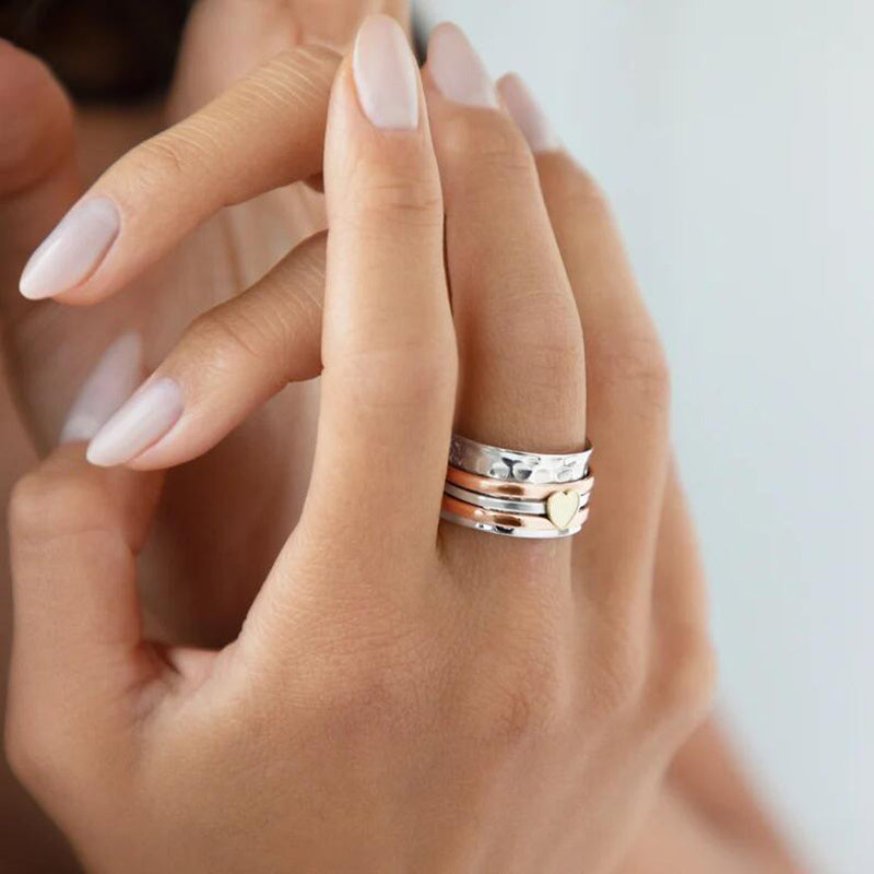 Anillos antiestrés y ansiedad para mujeres