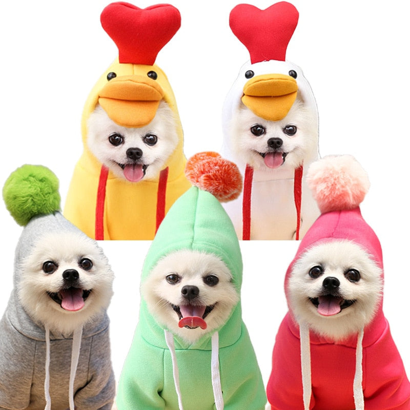 Sudaderas con capucha para mascotas de frutas