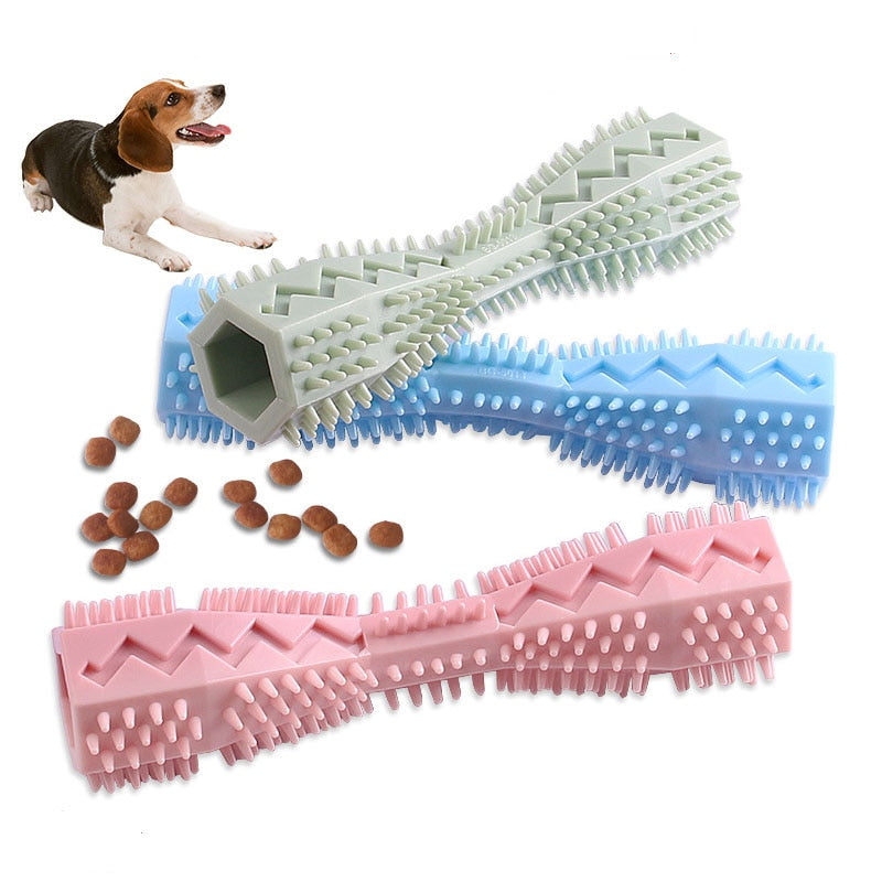 Juguete hexagonal limpiador de dientes molares para mascotas
