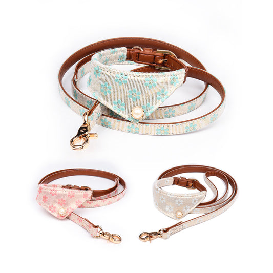 Lindos collares para mascotas con lazo